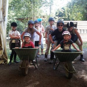 kids wheelbarrel race 204 camp